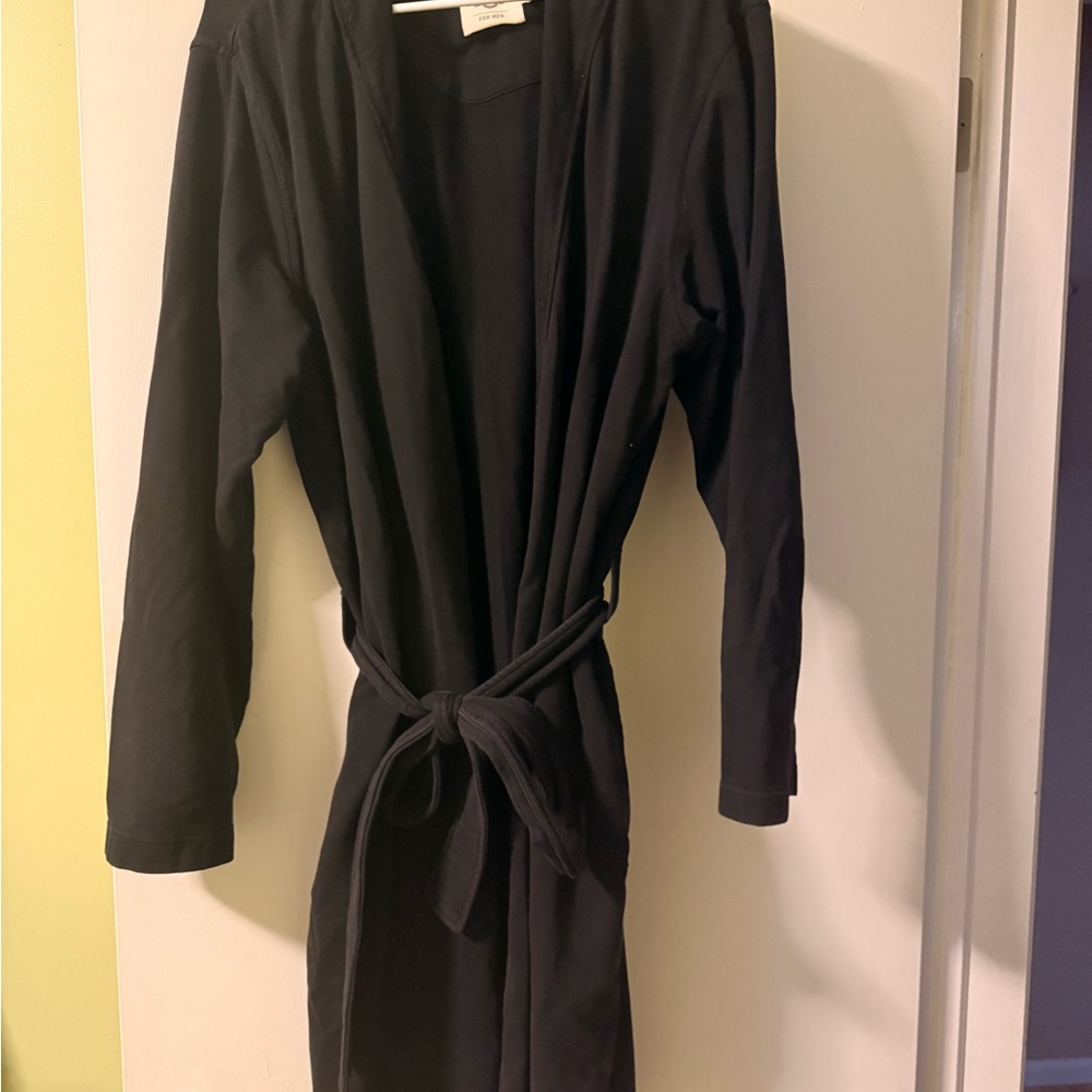 UGG for Men Black Robe with Belt